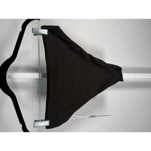 NWT Halara Bikini Bottom Ribbed Black Large